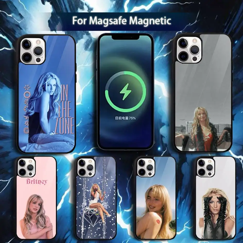 

B-Britney-s S-Spears Singer Phone Case For iPhone 17,16,15,14,13,12,11,Pro,Max,Plus,Mini,Magsafe,Magnetic Wireless Charging Case