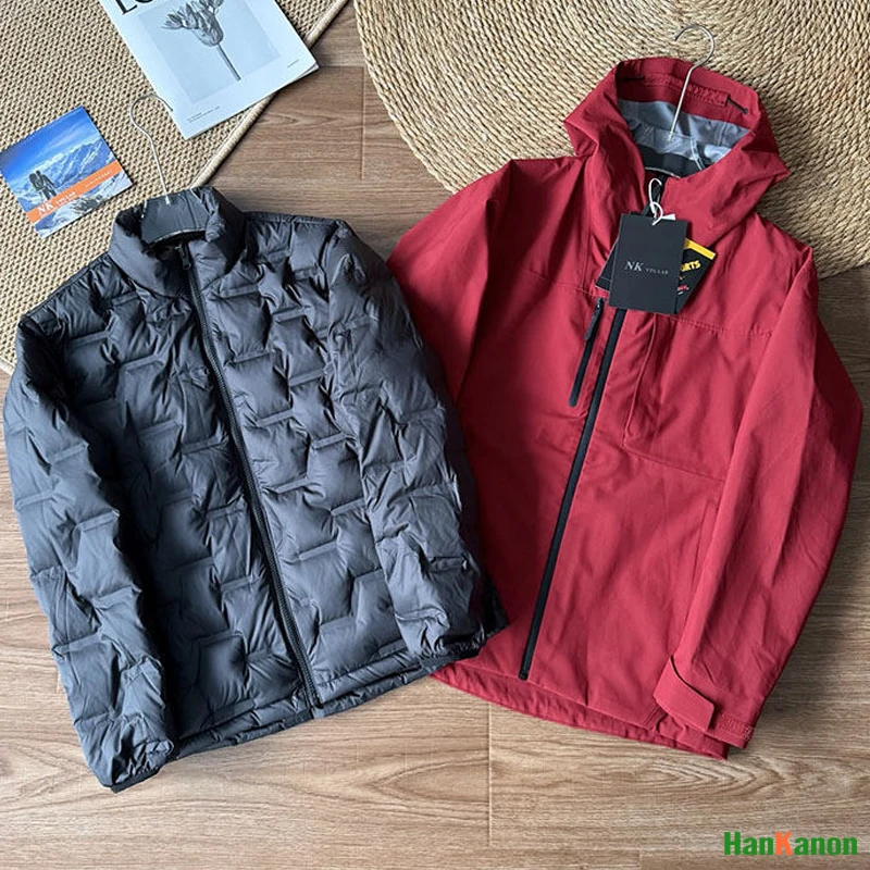 

Outdoor 3 - in - 1 Jacket with Down Filled Inner Jacket for Unisex Versatile Warm Windproof Waterproof Suitable Camping Hiking