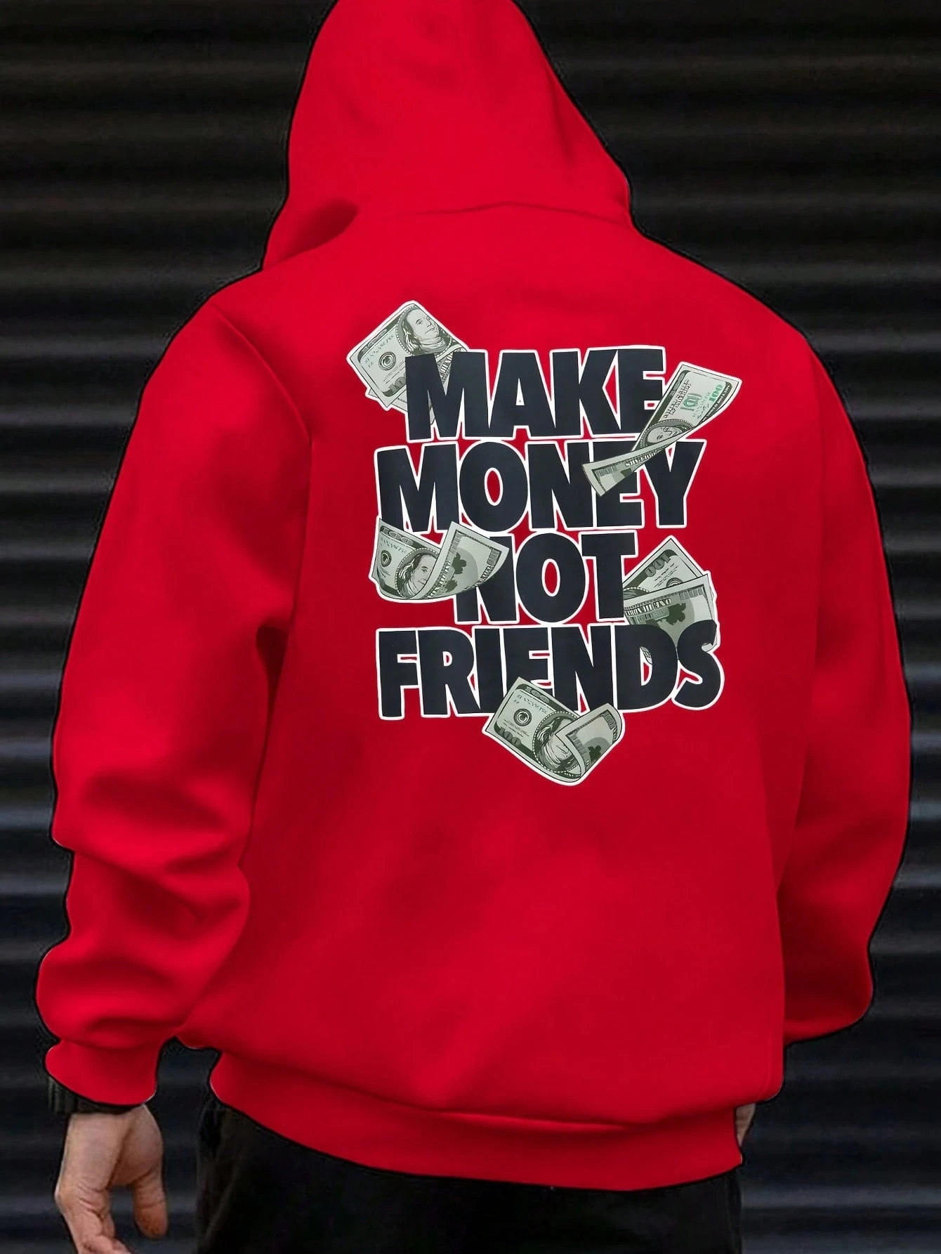 

Hooded Sweatshirt Fleece Men's Casual Versatile Fashion Pullover Hoodie-2025 _ SHEIN USA