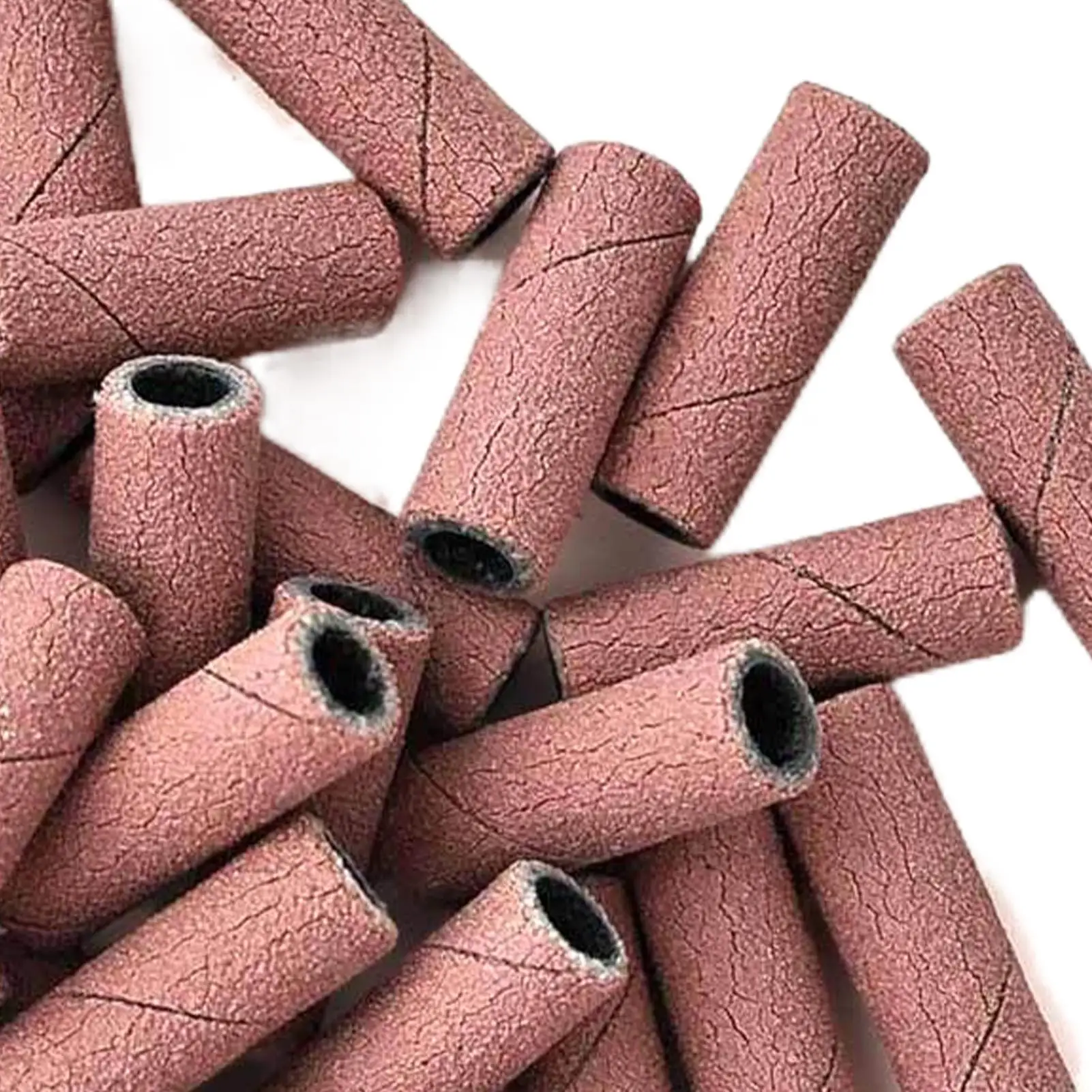 50pcs Nail File Sanding Bands Nail Drill Bits Sanding Bands for Electric Machine File Grinder Sand Band Nails Gel Polish Remove