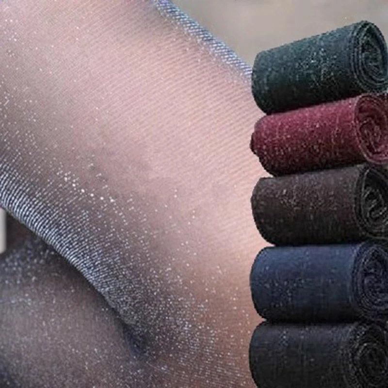 Sexy Sweet Shiny Tight Pearlescent Shiny Bling Bling Stockings Bottomed Glitter Pantyhose Japanese Stocking Hot Classic Tights