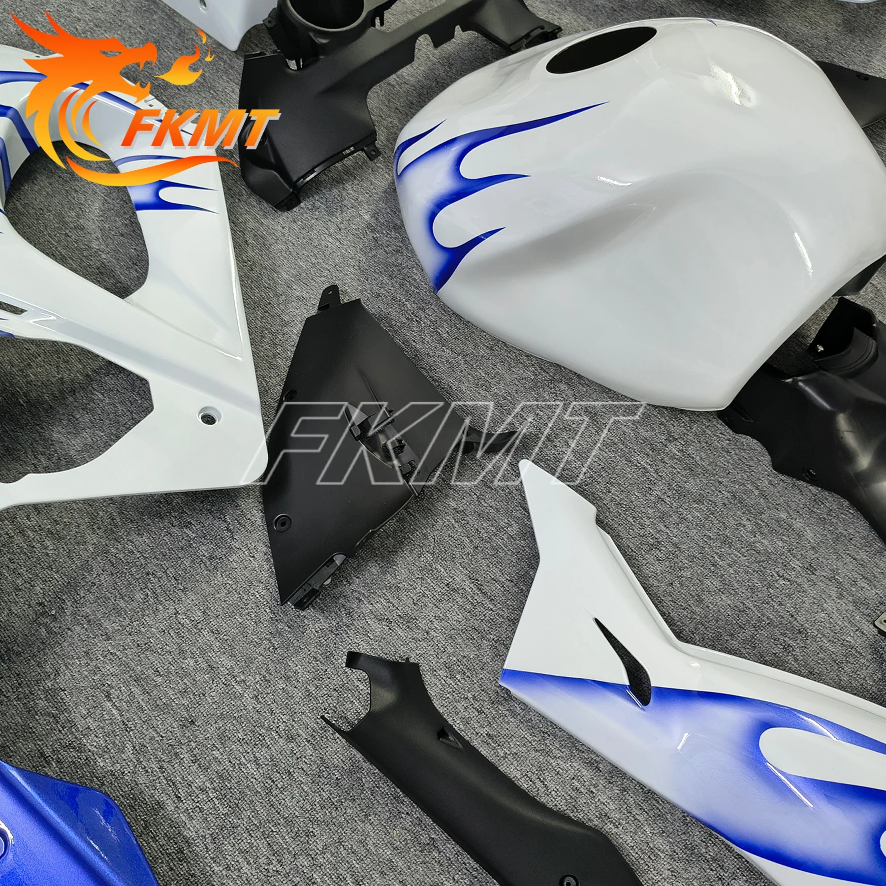 Carenados YZF 600R 1997 - 2007 Kits de cuerpo completo negro mate para YAMAHA 04 05 carenado de motocicleta Thundercat sin pintura