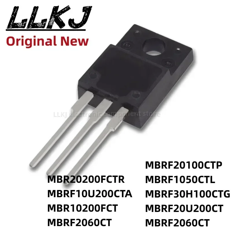 1pcs MBR20200FCTR MBRF10U200CTA MBR10200FCT MBRF2060CT MBRF20100CTP MBRF1050CTL MBRF30H100CTG MBRF2060CT MBRF20U200CT   TO-220F