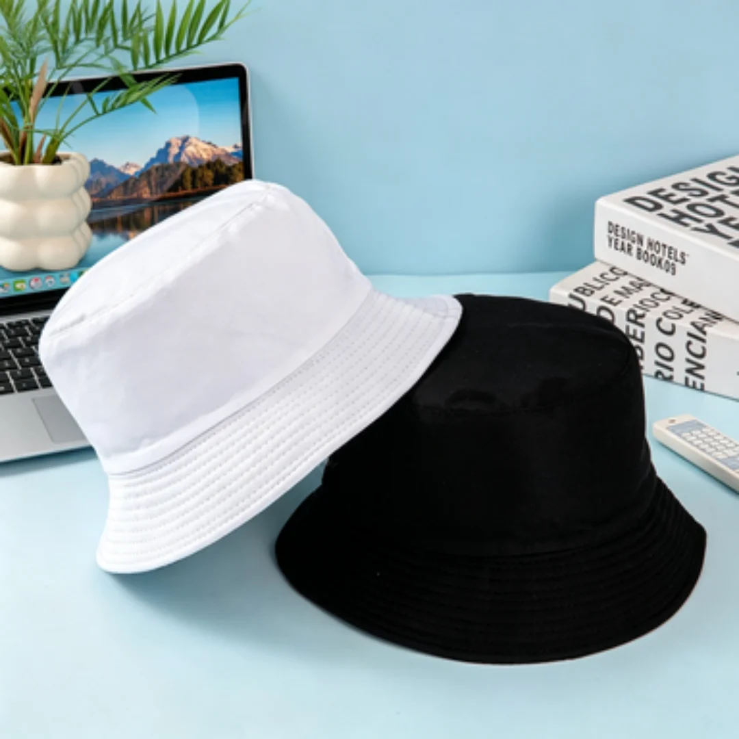 Women's Reversible Bucket Hat, Summer Sun Protection Fisherman Cap, Casual Beach Travel Outdoor Hat for Ladies