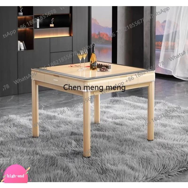 D5556  Modern Automatic Shuffling Mahjong Table Nordic Smart Roller Coaster Card-Dealing Mahjong Game Table Dining Room