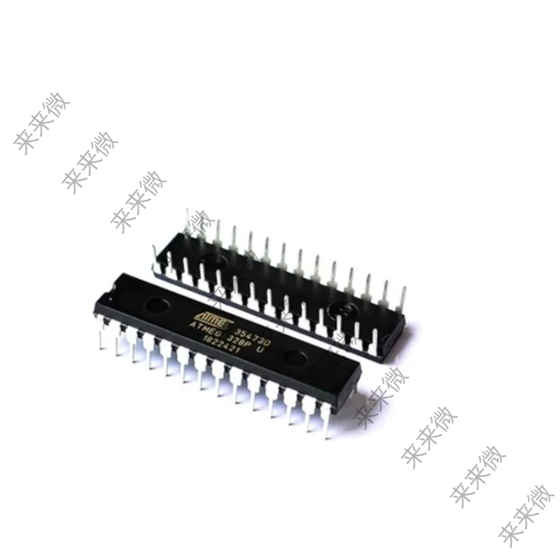 ATMEGA328P-PU DIP-28 AVR 8-Bit MCU picoPower 20MHz 32KB Flash 2KB SRAM 23 I/O SPI I2C USART ADC Electronic Components BOM