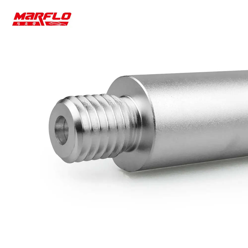 Marflo Extension Bar Set Aluminium Rotary Polisher Extension Shaft For Car Care Detailing Pad Connection Rod Angle Grinder