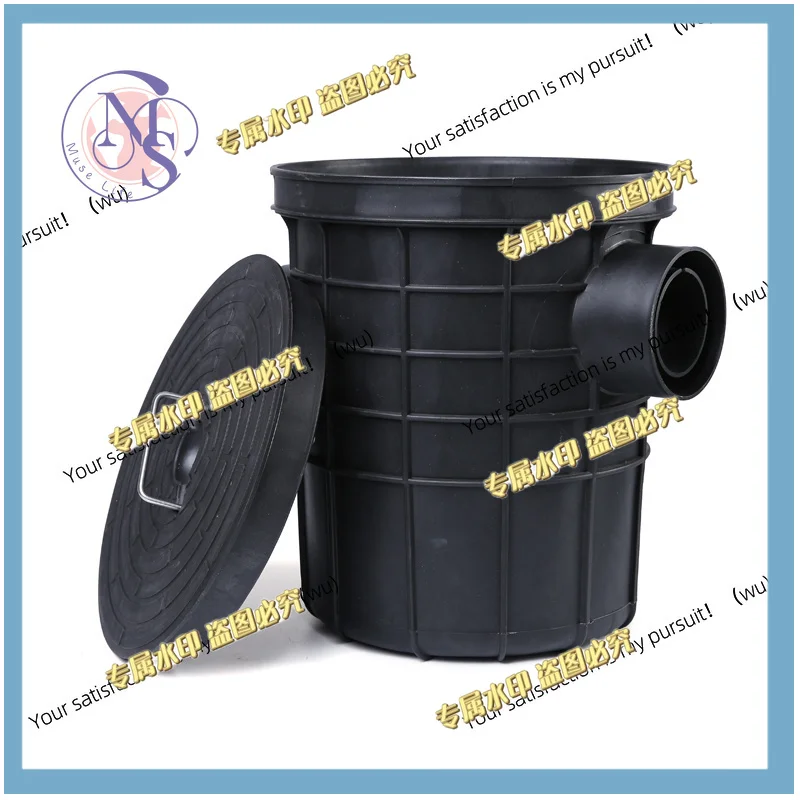 underground oil water separator  plastic grease trap grease interceptor hair collector drain kitchen waste water treatment