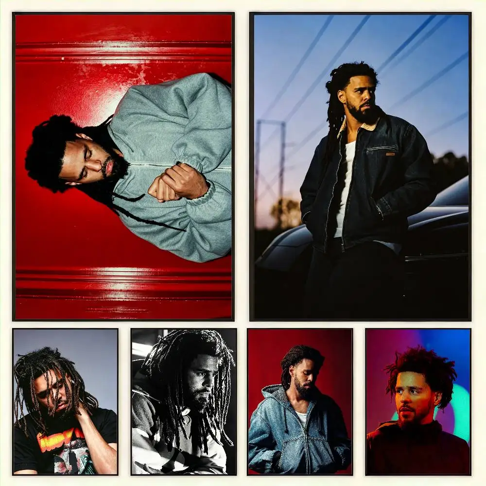 

J C-Cole COOL R-Rapper Poster HD Self Adhesive Waterproof Wall Art Ideal for Home Office Dorm Gift