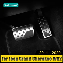 For Jeep Grand Cherokee WK2 2011 2012 2013 2014 2015 2016 2017 2018 2019 2020 Car Accelerator Brake Pedals Cover Trim Case Pads