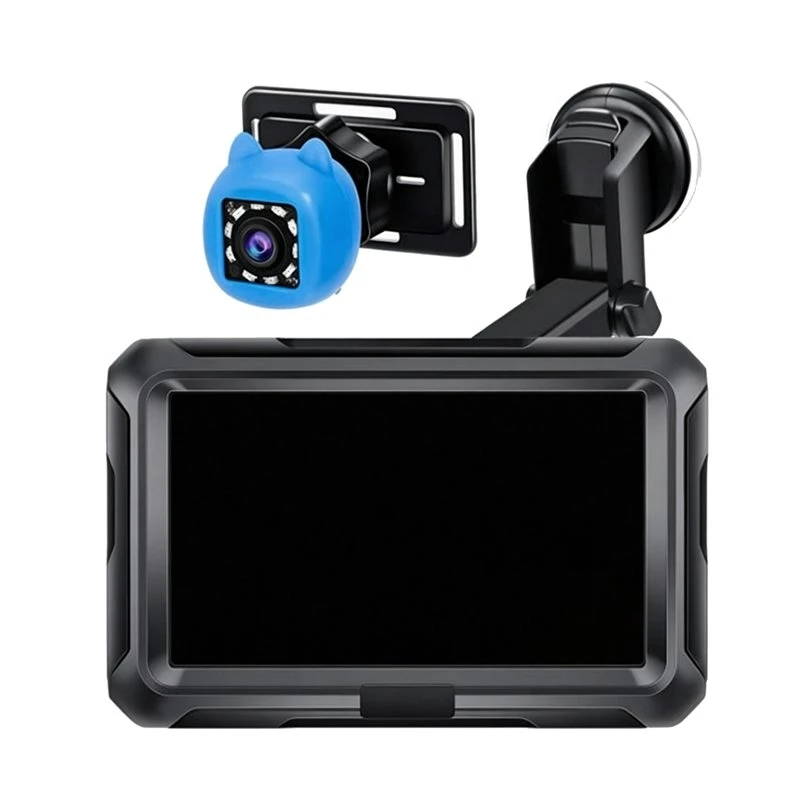 4.3 Inches Car Mirror Monitor HD 1080P Camera Baby Car Mirror IPS Screen Night Vision Function For Infants Kids-A61E