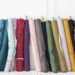 100% Pure Linen Fabric Soft Non-woven Felt Fabric Sheet DIY Sewing Natural Flax Material By The Meter/Roll 280x50cm