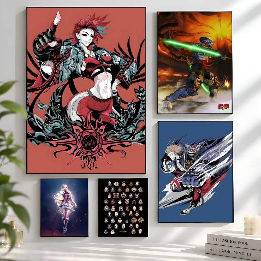Game TEKKEN Poster Aesthetic Wall Art Bedroom Living Room Dorm Office Home Decor