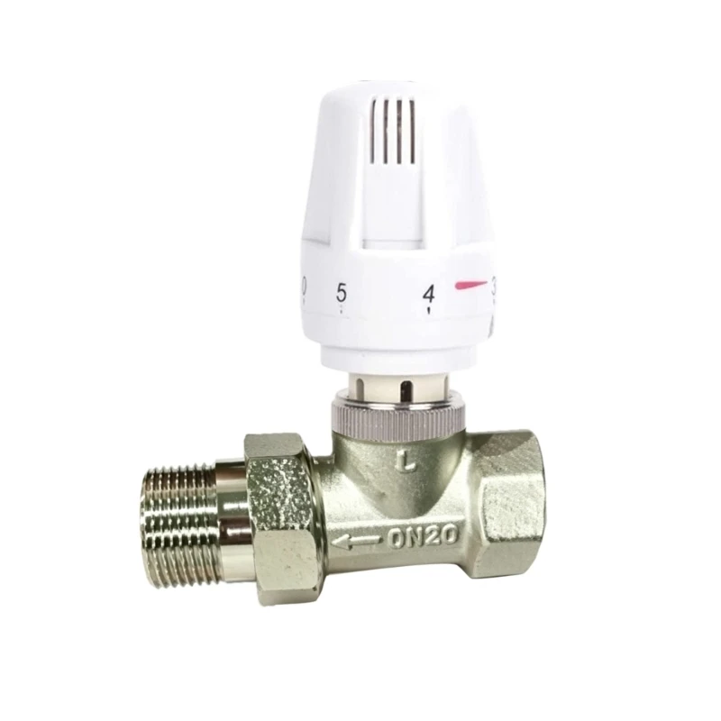 J2HB Easyly Install Thermostatic Radiators Control Valves Coppers Vertical Heating