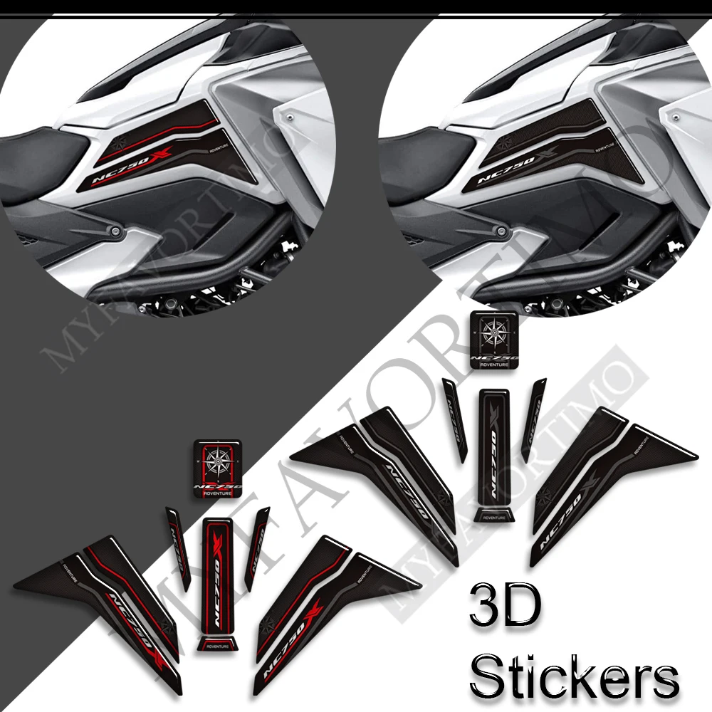 

Decals Tank Pad tickers For Honda NC 750 X NC750X Protection TankPad side Fuel Oil Kit Knee 2021 2022