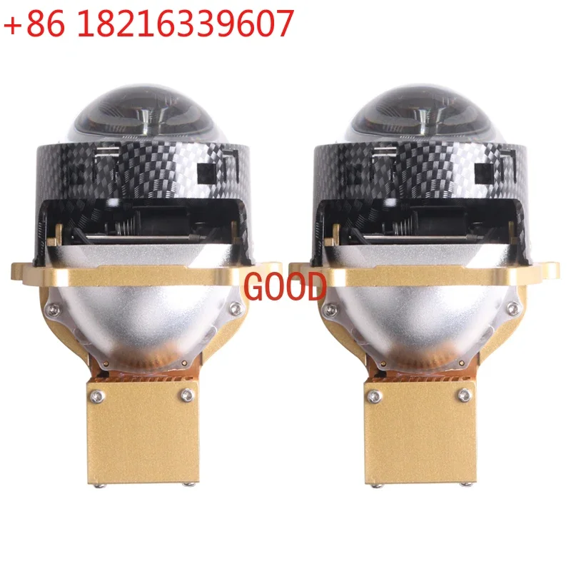TAO Factory  Car F60 3 Inch Size Top Quality Bi LED Projector Lens Headlight 55w 5500k Aftermarket Auto LED Lens Headlamps