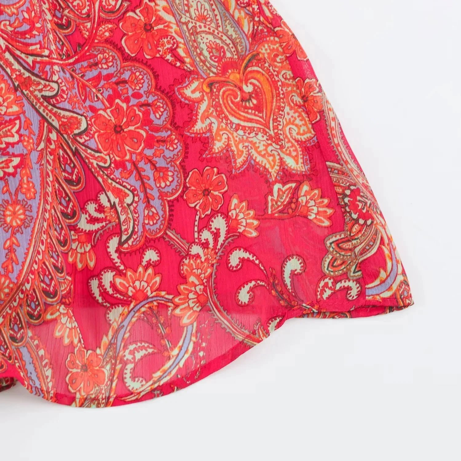 KONDALA Damen Vintage Chic Boho Bedruckter Rockanzug Urlaubs-Party-Freizeit-Set 2026 Sommer Trendige Neckholder-Oberteile, Rock mit elastischem Bund – Detail 20