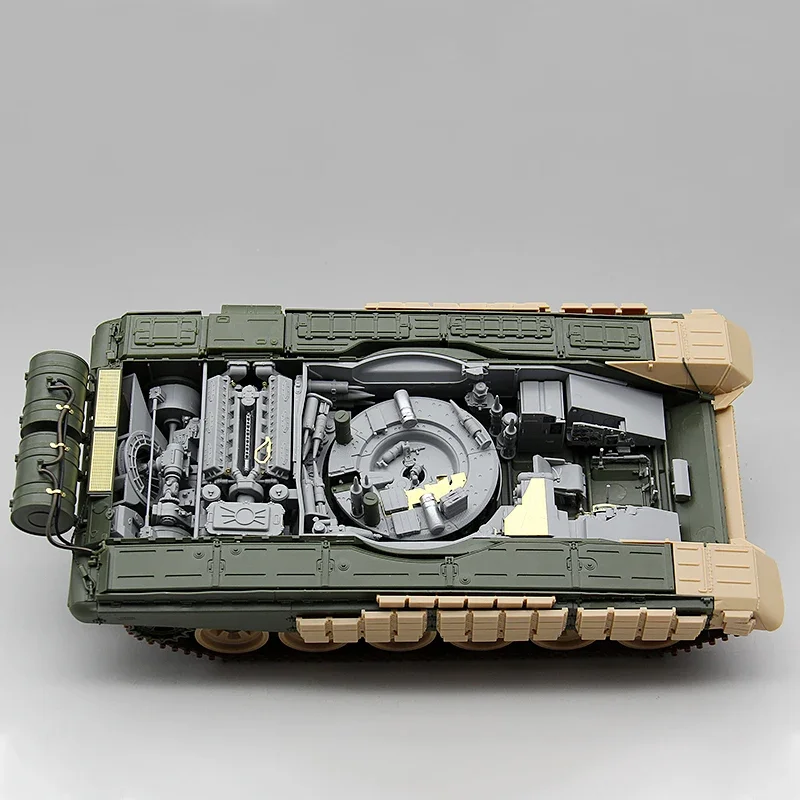 Divertido kit de tanque de montaje de Hobby 35A041, tanque de batalla principal de T-72AV, estructura interna completa, versión 1/35