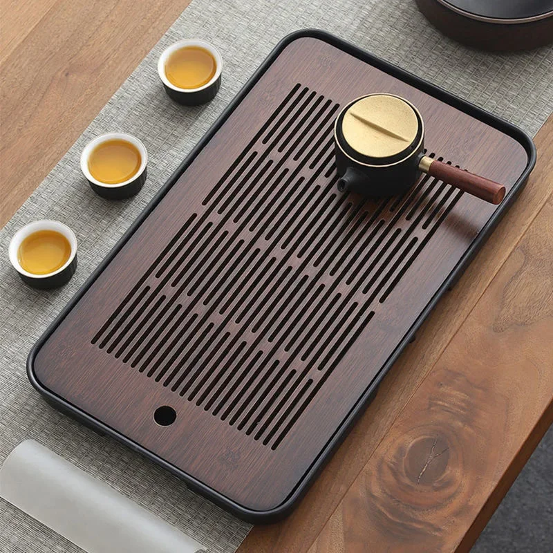 Portable Tea Tray, Household Bamboo Table, Tea Set Tray, Simple Japanese Style Tea Tray