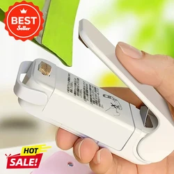 Mini Heat Bag Sealing Machine Package Sealer Bags Thermal Plastic Food Bag Closure Portable Sealer Food Packaging Heat Sealer