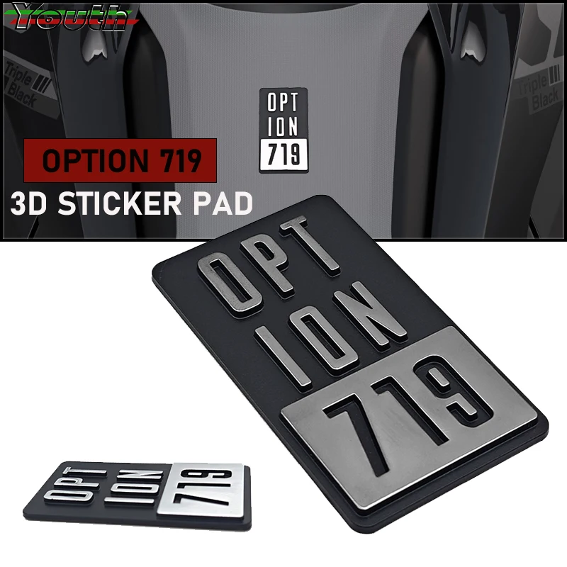 

For BMW R1200GS ADV R1250GS R1300GS F900GS R 1250 GS Adventure 3D Motorcycle Tank Pad Sticker Protector Option 719 Triple black