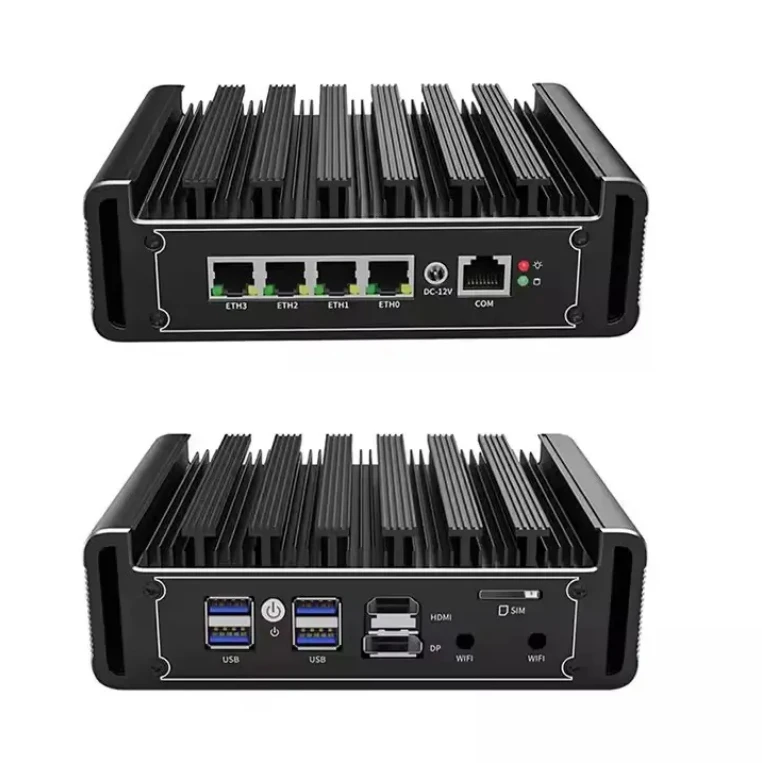 كور i5-1135G7/i7-1165G7 كمبيوتر مكتبي صناعي صغير 6 LAN 2 * DDR4 4 * USB DDR5 الذاكرة الرئيسية 1135G7/1165G7 كمبيوتر صغير قابس الاتحاد الأفريقي الأمريكي #2