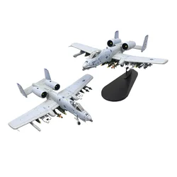 1:100 Scale US A-10 A10 Thunderbolt II Warthog Hog Attack Plane Fighter Diecast Metal Airplane Aircraft Model Children Boy Toy