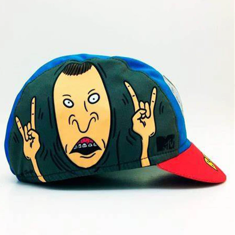 Beavis and Butt Head Cycling Cap Blue Bike Hat One Size Fits Most Can Be Customized