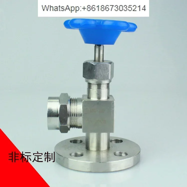 Stainless Steel Flangcock JX49W/H304/201 Stainless Steel Water Level Gauge Needle Globe Valve