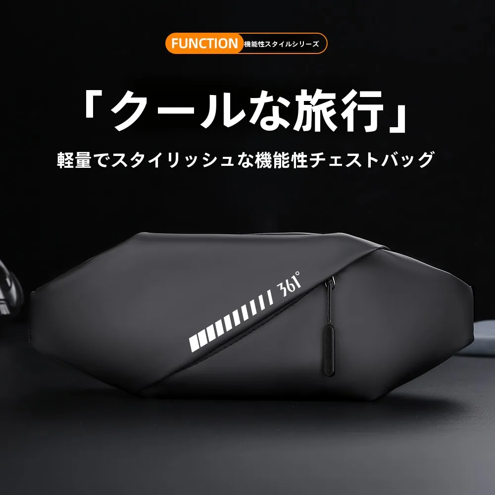 軽量-36-度メンズクロスボディレジャーウエストバッグアウトドア機能スタイルフィットネス旅行釣り防水バッグ