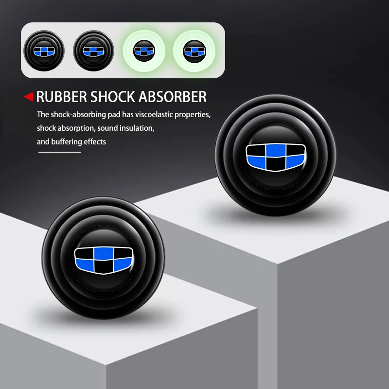 Top Selling Car Door Buffer Pad for GEELY, Rubber Door Stop Damper, Noise Reduction Anti-Collision Car Interior Accessory for GE
