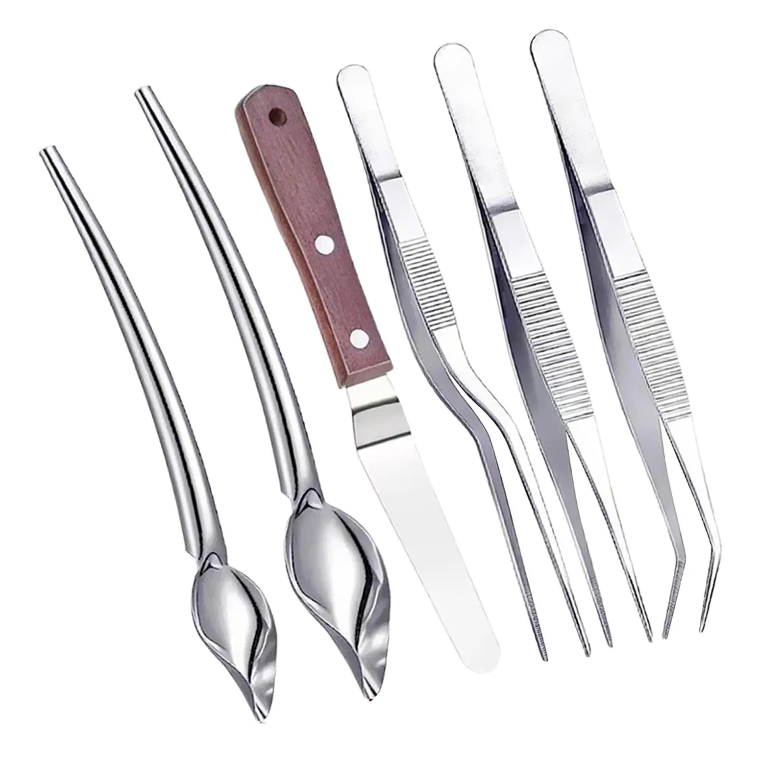 Innovative Kitchen Utensils Precision Tweezers Spatula Decorating Spoons Food Plating Set for Baking