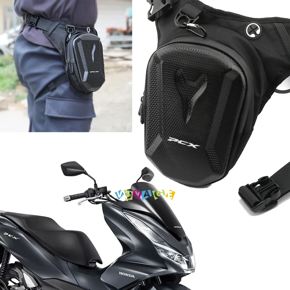 

For HONDA PCX 125 150 160 PCX125 Motorcycle Leg Side Bag Waterproof Bag Waist Bag Sport Portable Thigh Belt Bag Accessories