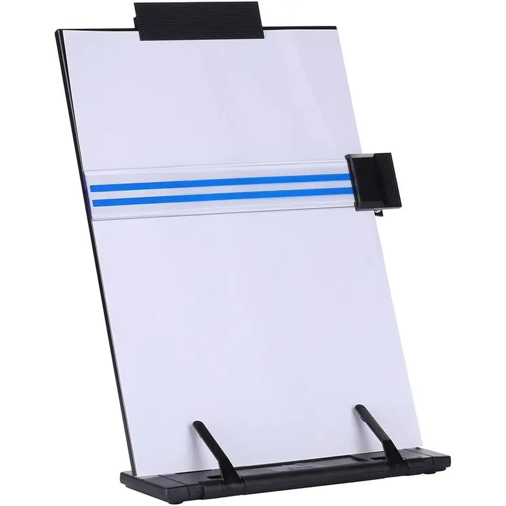 

Регулируемый на 7 положений черный металлический держатель для документов - дизайн Lost Ocean, настольный органайзер для книг и файлов