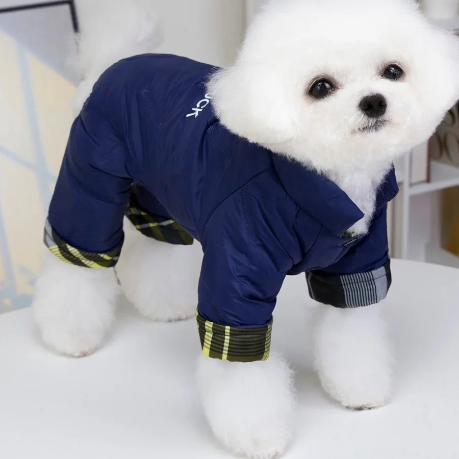 

Dog Jumpsuit Winter Fleece Dog Clothes For Small Dogs Pets Cat Cotton Jacket Waterproof Chihuahua Costume Yorkie Pug Down Coat