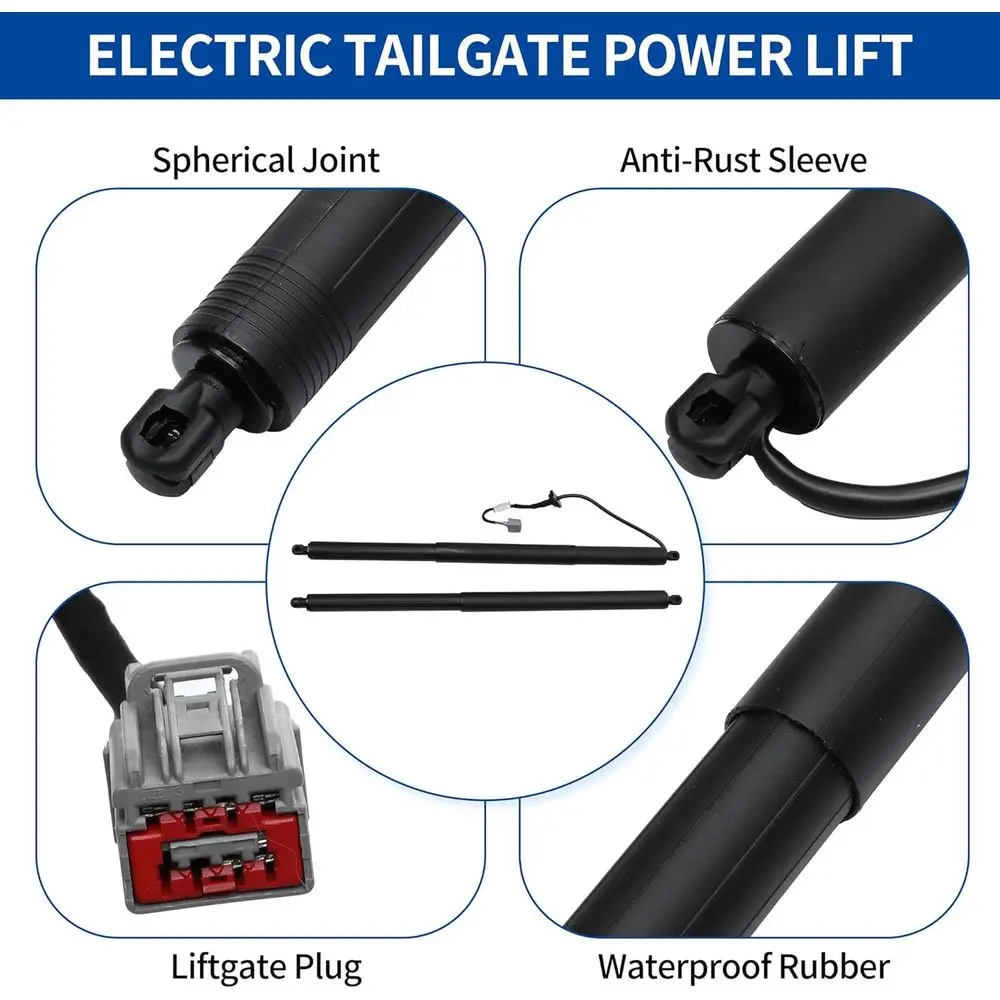 X AUTOHAUX Rear Left Right Tailgate Power Lift Support for Tesla Model S 2012-2019 Liftgate Power Hatch Shock Strut No.600661000