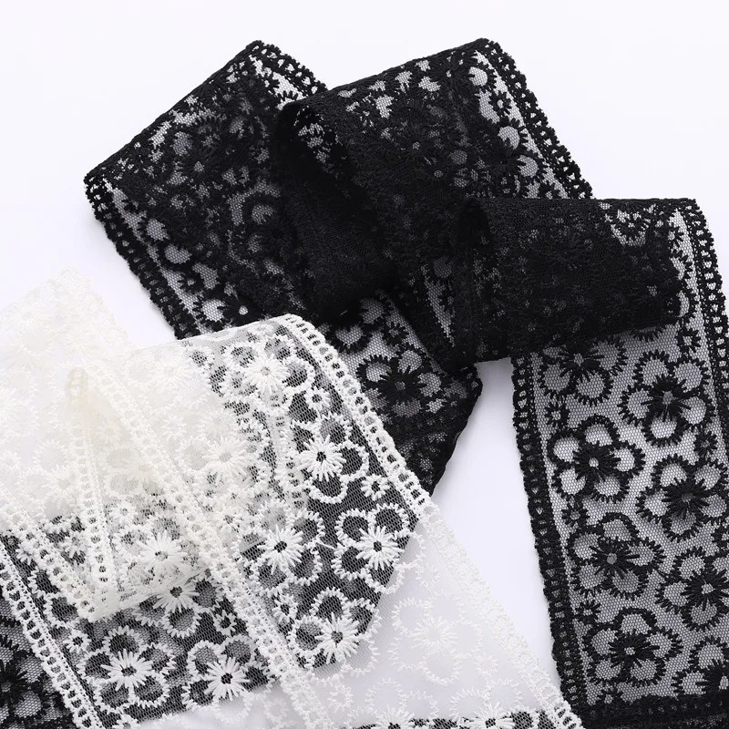 ZLY 2024 New Fashion Lace Waistband Women Elastic Peal Jewel Buckle Luxury Dress Style Waist Decoration Versatile Bow Tie Strap