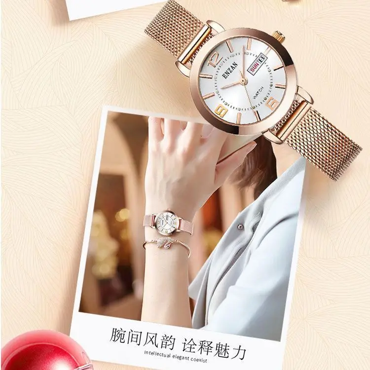 Zml women's watch waterproof luminous automatic imported mechanical watch ladies watch new fashion