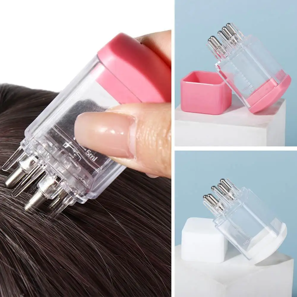 Anti Haarverlies Hoofdhuid Applicator Kam Mini Draagbaar Goed Voor Haargroei Olie Applicator Fles Drug Delivery Te Allen Tijde