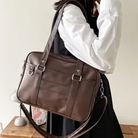 Style japonais JK sac femmes lycéen uniforme sac en cuir PU sac à bandoulière femmes sacs à main simples sacs à bandoulière Itabag 1