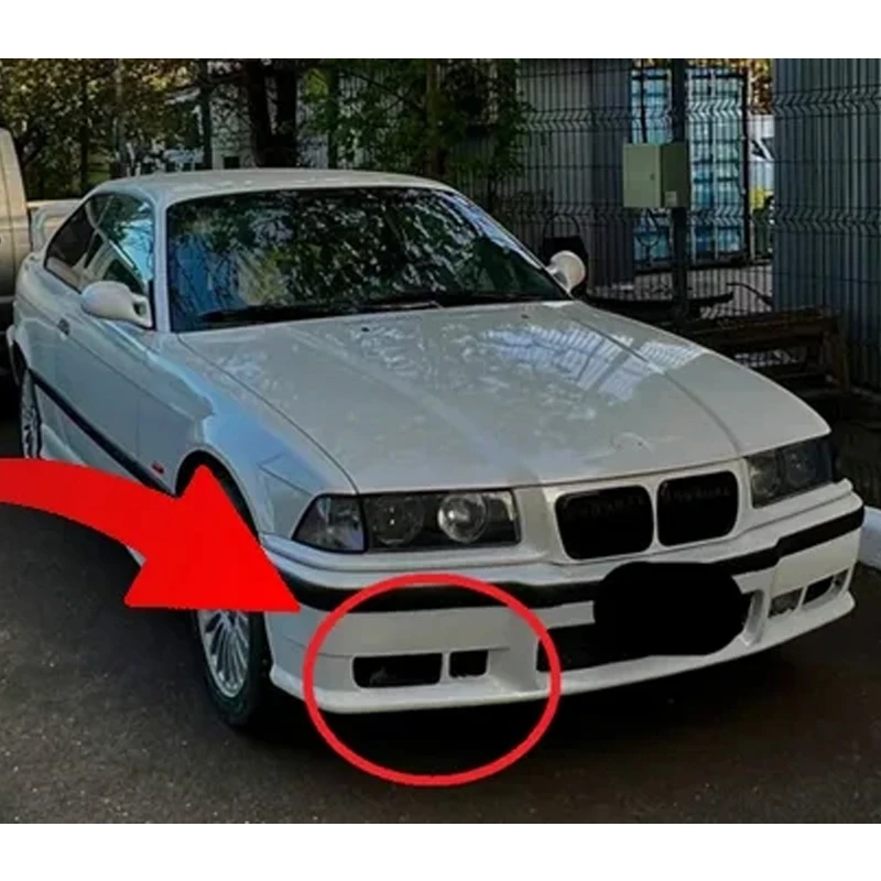 2Pcs Left And Right Small Brake Bumper Air Intake Duct For BMW E36 Car Front Bumper Air Inlet Replacement Exterior Accessories