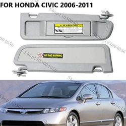 Car Left Driver and Right Passenger Side Beige/Gray Sun Visors Accessories For Honda Civic 2006-2011 83230-SNA-A01ZB