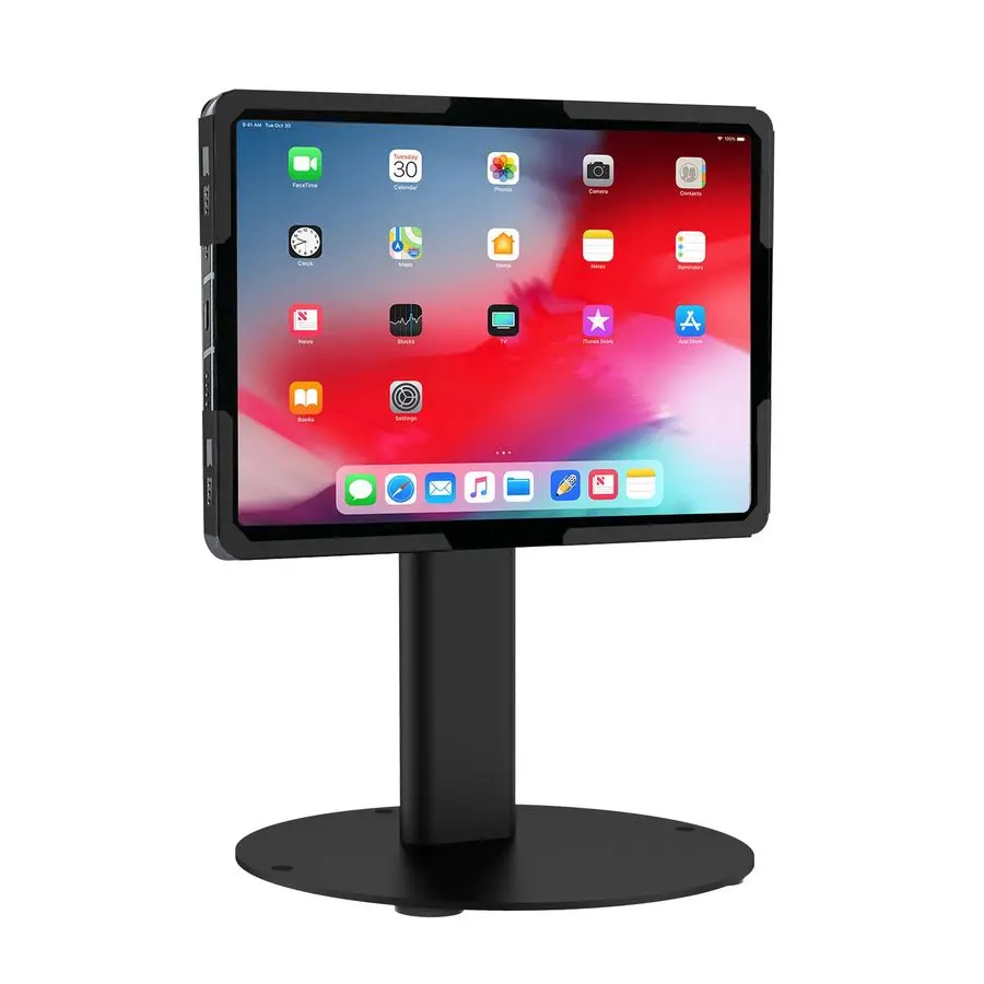 

Universal Tablet Stand with Tilt, AntiTheft Retail iPad POS Kiosk Stand, Fits 9.713.1 Tablets, 90 Rotation amp 180 Tilt, 20 lb C