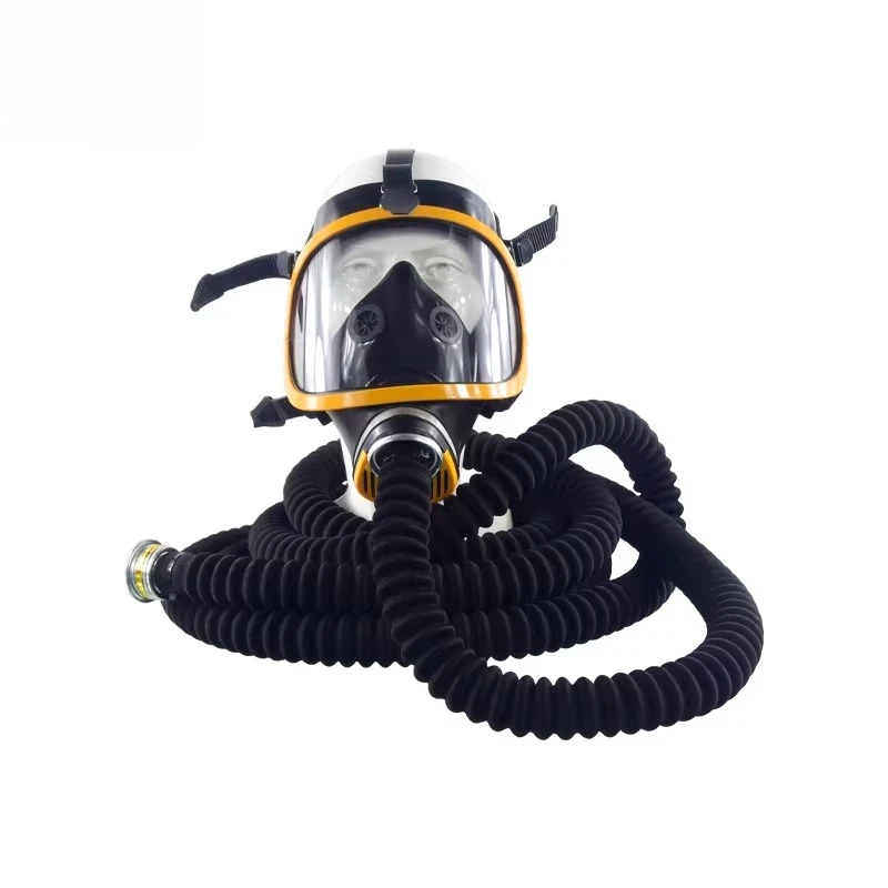 Gas mask MJ4002 large vision chemical ammonia pesticide formaldehyde mask long tube  filter tank three-piece set