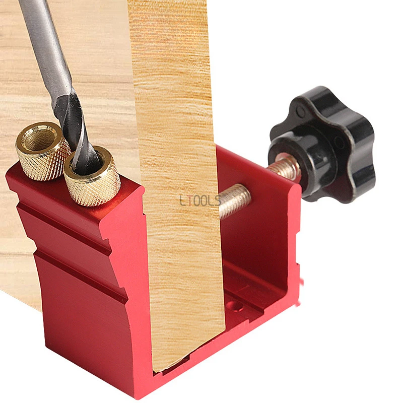 

New Oblique Hole Locator Woodworking Positioner Drill Bits Pocket Hole Jig Kit 15 Degree Angle Drill Guide Set Carpentry Tools