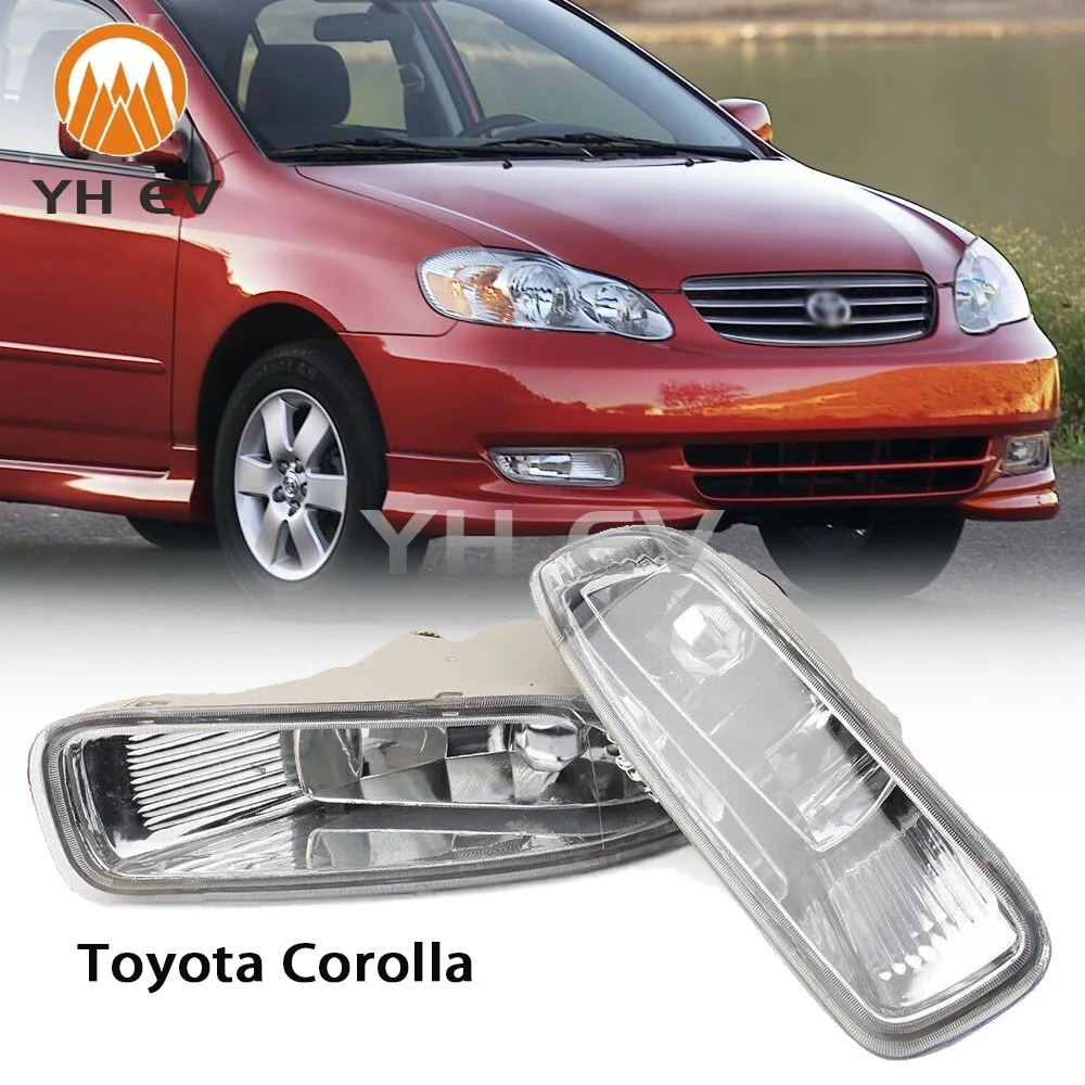 Front LED Fog Light Assembly For Toyota Corolla 2003-2005,OE 81210-02060 81220-02060,Car light