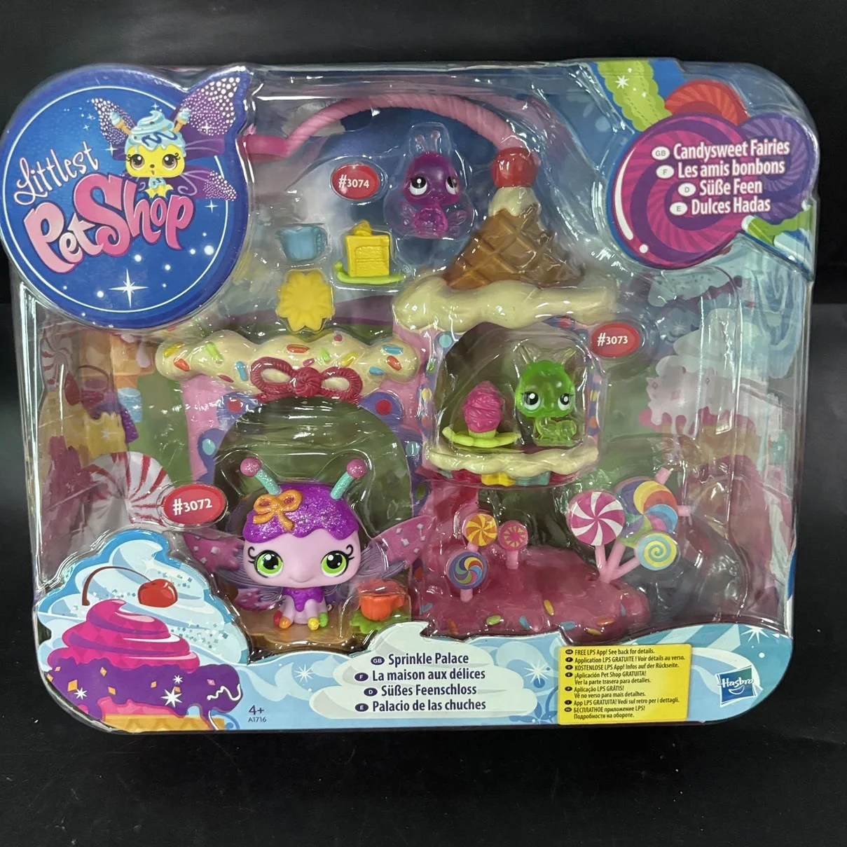 Hasbro Littlest Pet S LPS 스프링클 팰리스 Candysweet 요정 피규어 모델 장난감 취미 선물