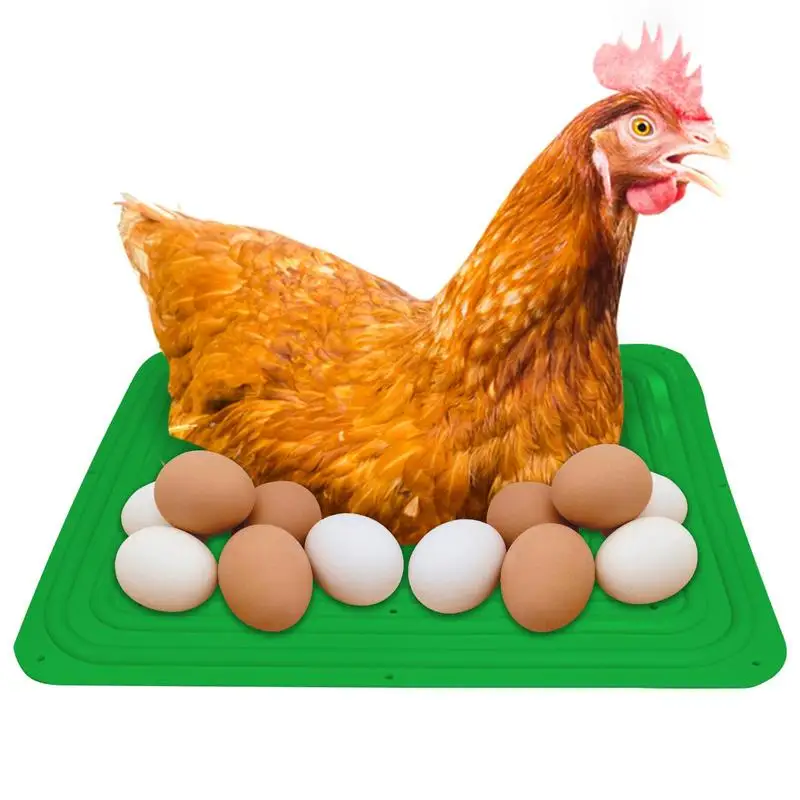 

Chicken Nesting Pads Silicone Washable Chicken Nest Mat Anti Slip Hen Nesting Box Liners For Laying Eggs Poultry Supplies