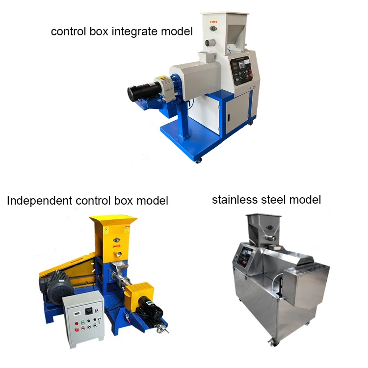 Dog and Cat Food Making Machine-Single Screw Extruder with Engine High Efficiency Pet Food Production