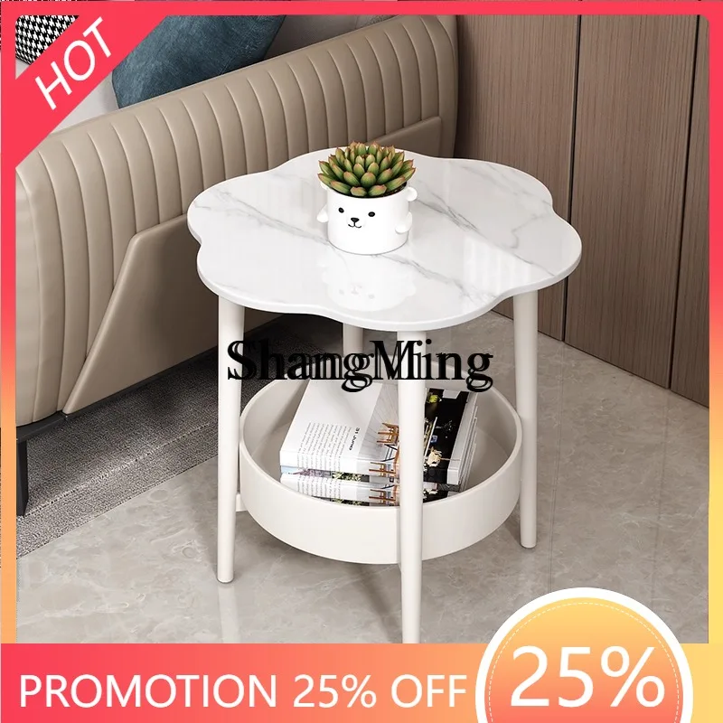 

SM new living room cream removable storage sofa side table corner table bedside table small coffee